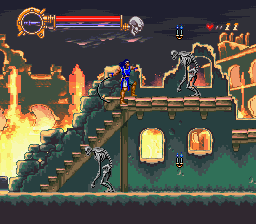 Castlevania - Dracula X (USA) In game screenshot